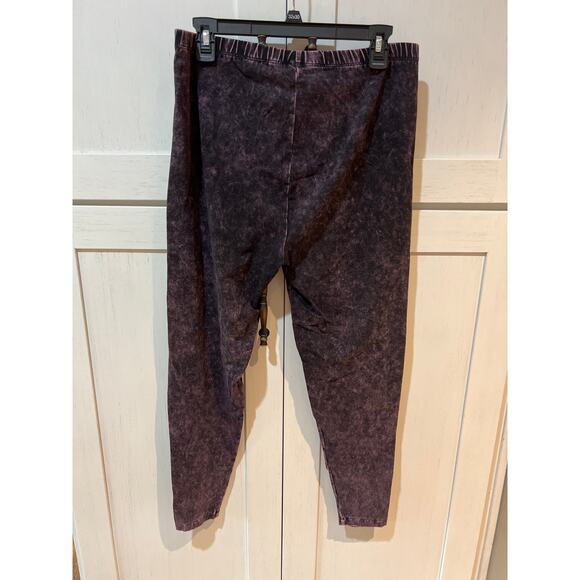 Zenana Leggings Womens 1X Pink Jean Look Jeggings Cotton Spandex Stretch Pants - Picture 3 of 8